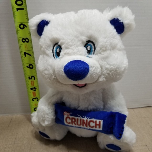 Nestle White Teddy Bear Crunch Candy Bar Plush Stuffed Animal Kelly Toy 2016 - Picture 10 of 12